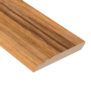 High Gloss Natural Palm 12.7 mm Thick x 3-13/16 in. Wide x 94 in. Length Laminate Wall Base Molding