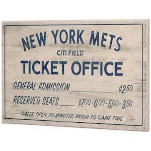 New York Mets Vintage Ticket Office Wood Wall Decor
