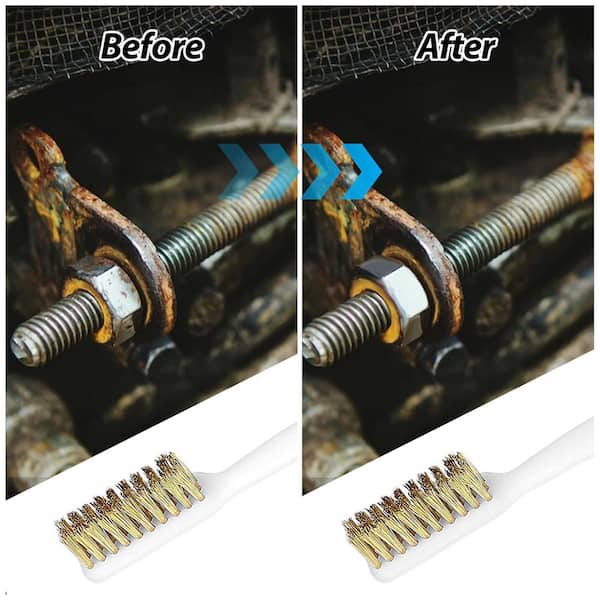 KIWDZFU Copper Wire Brush for 3D Printer Nozzle Cleaning Tool 3