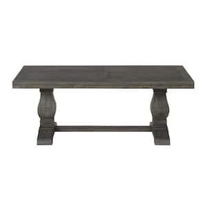 Napa 50 in. Gray Rectangle Wood Top Coffee Table