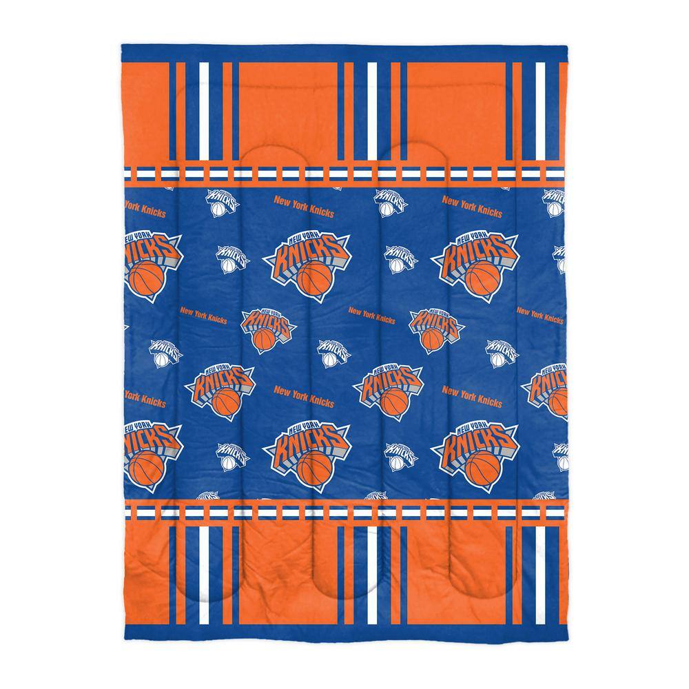 4-Piece Multi Colored Knicks Rotary Twin Size Bed In a Bag Set