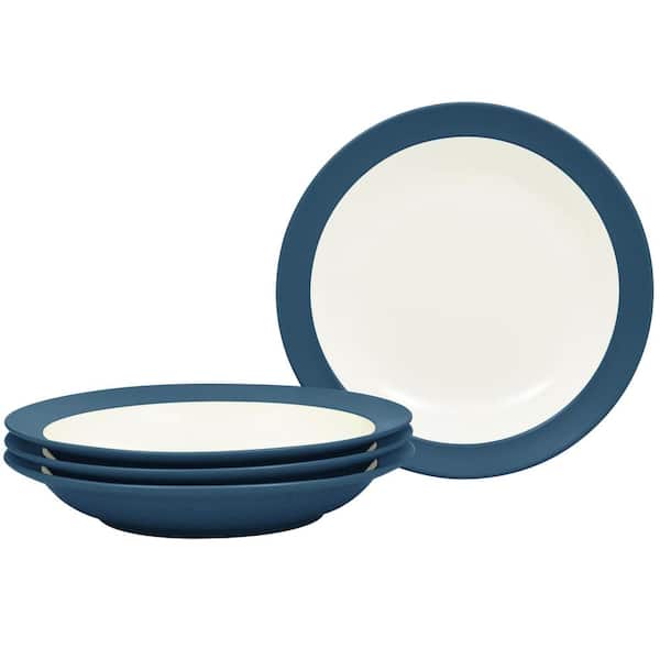 Noritake Colorwave Blue 10.5 in., 27 fl. Oz.(Blue) Stoneware Pasta Bowls, (Set of 4)
