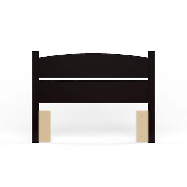 South Shore Libra Pure Black Full Headboard