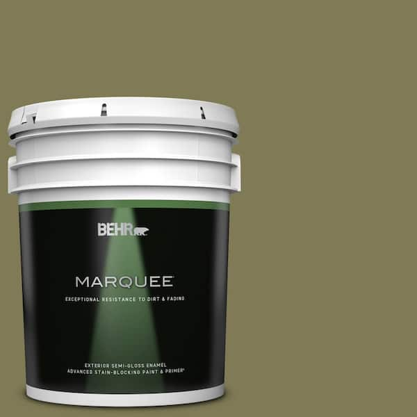 BEHR MARQUEE 5 gal. Home Decorators Collection #HDC-AC-17 Meadowland Semi-Gloss Enamel Exterior Paint & Primer