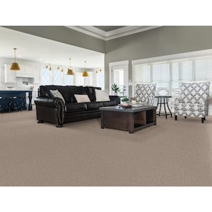 Tower Road - Good Earth - Brown 32.7 oz. SD Polyester Loop Installed Carpet