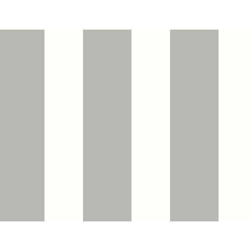 Argos Grey and White Striped Peel & Stick Wallpaper