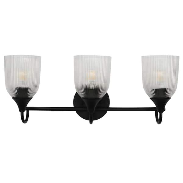 Generation Lighting Cooper 22 in. 3-Light Midnight Black Generation Lighting Cooper 22 in. 3-Light Midnight Black