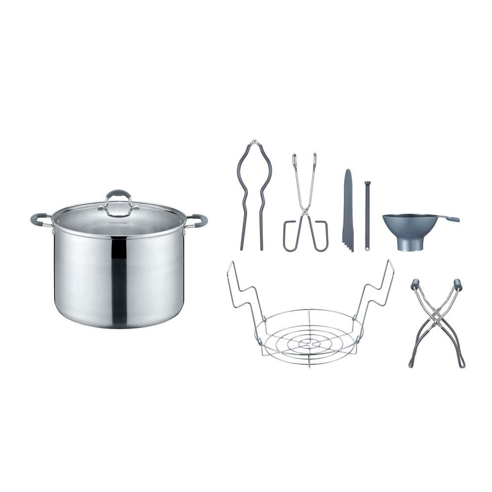 Concord 4 Piece Aluminum Stock Pot Set, 8/12/16/20 Qt.