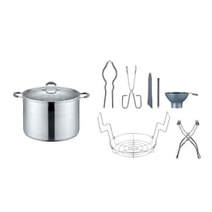 20 qt. Stainless Steel Canning Stock Pot Set