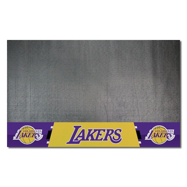 FANMATS Los Angeles Lakers 26 in. x 42 in. Grill Mat