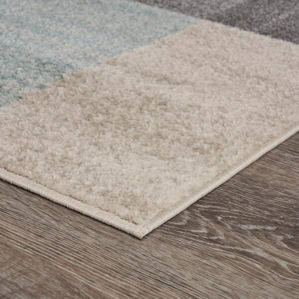 Unbranded - Dante Modern Pastel Multi-Color 7 ft. 9 in. x 9 ft. 5 in. Color Blocks Polypropylene Area Rug