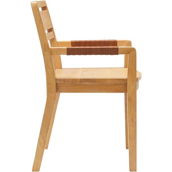Livabliss Cailyn Modern Dining Chair, Brown, 34 in. H x 24 in. W x 24 in. D