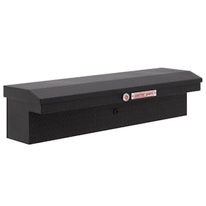 56 in. Matte Black Aluminum Low Profile Long Lo-Side Truck Tool Box