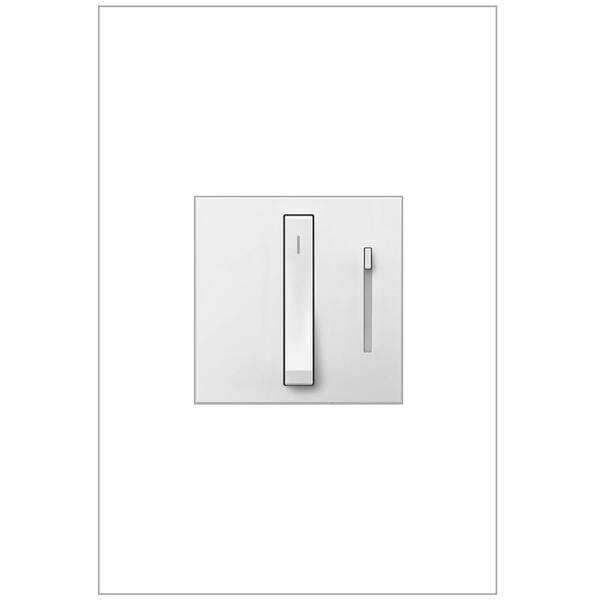 Legrand adorne Whisper 700-Watt Single-Pole/3-Way Incandescent/Halogen Dimmer, White