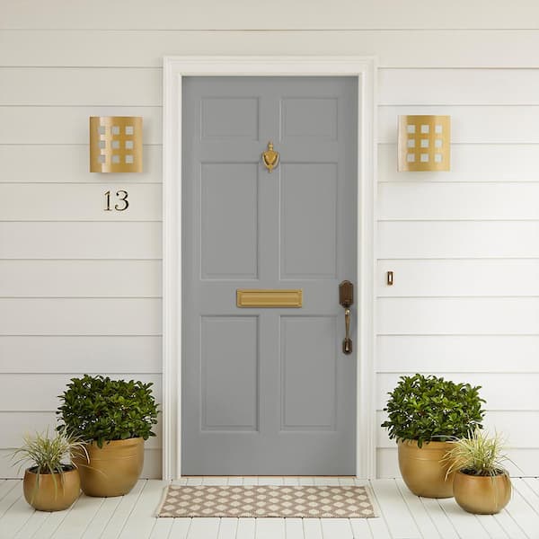 BEHR PREMIUM 1 gal. #P110-7 XOXO Semi-Gloss Enamel Interior/Exterior  Cabinet, Door & Trim Paint 712301 - The Home Depot