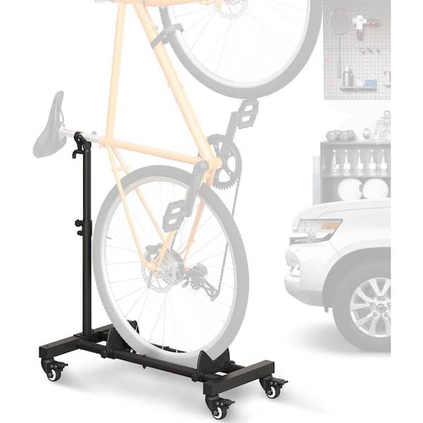 55 lbs Capacity Vertical Bike Stand Freestanding Indoor Bike Storage Rack Upright Bicycle Floor Stand