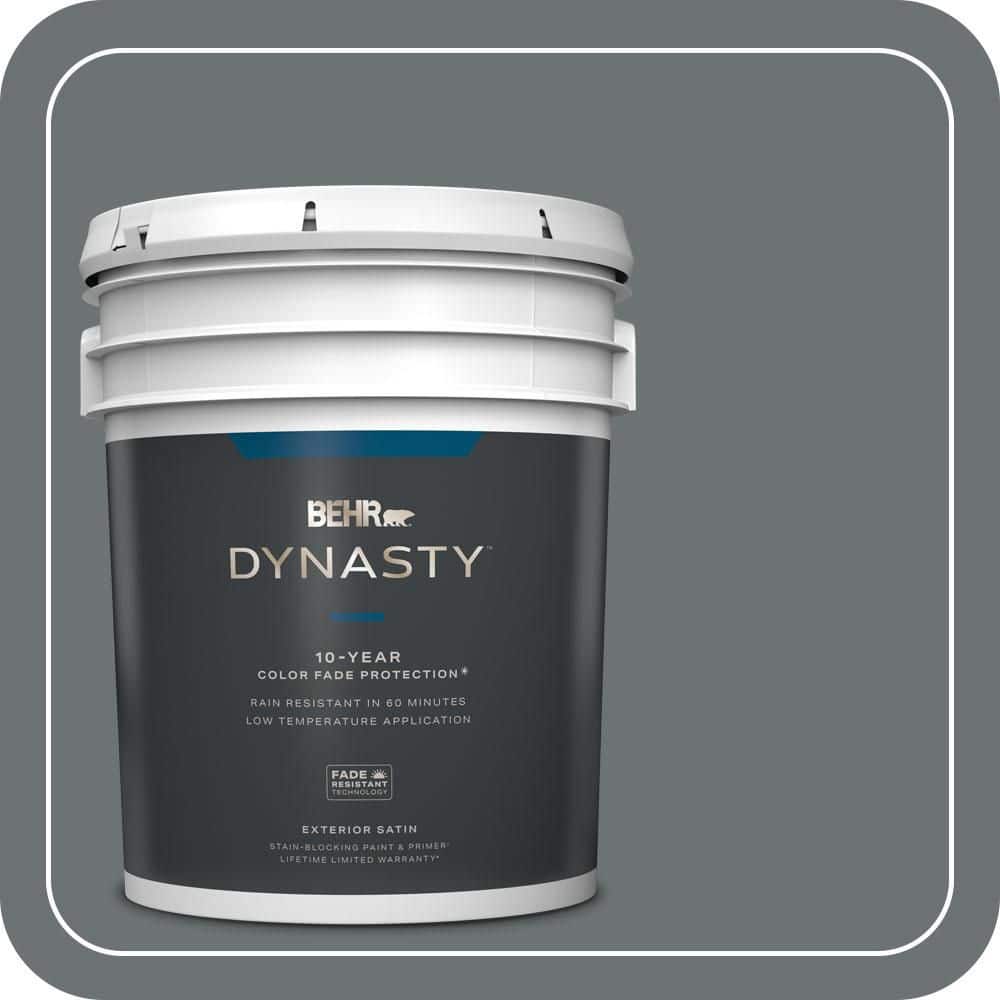 5 gal. #MQ5-28 Dawn Gray Satin Enamel Exterior Stain-Blocking Paint & Primer price history on PriceWatchPro