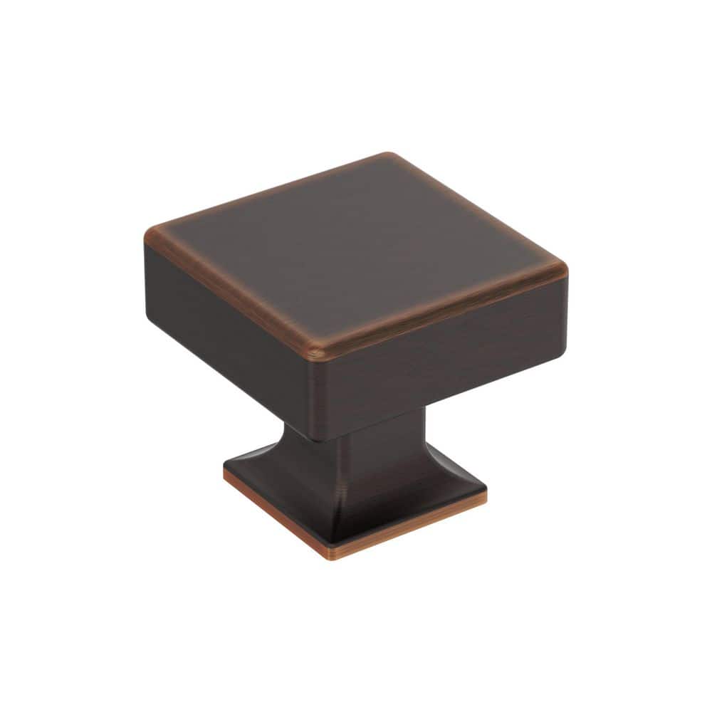 Lintel 1-1/4  in. (32mm) Length Oil-Rubbed Bronze Classic Square Cabinet Knob price history on PriceWatchPro