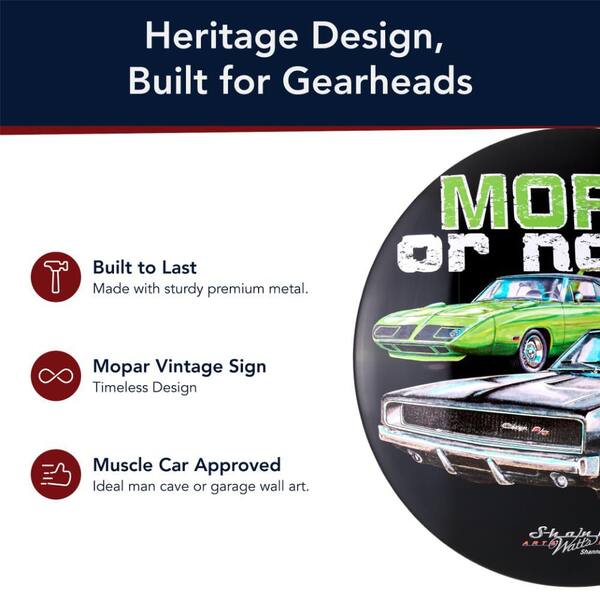 American Art Decor Mopar Metal Wall Art Sign 15