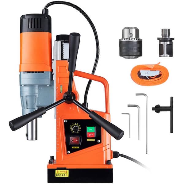 Magnetic Drill, 1.55 KW 2 in. Boring Diameter, Portable Mag Drill Press with 2,922 lb. / 1 3,000 N 500 RPM