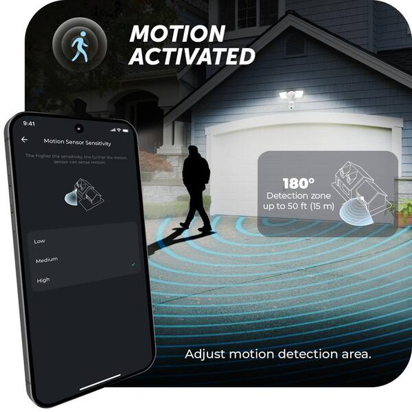 Globe Electric Wi-Fi Smart Home Battery Powered Indoor and Outdoor Black/White Wi-Fi Security Video Globe Electric Wi-Fi Smart Home Battery Powered Indoor and Outdoor Black/White Wi-Fi Security Video