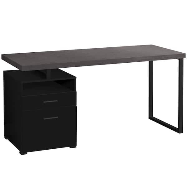 Black desk store home depot