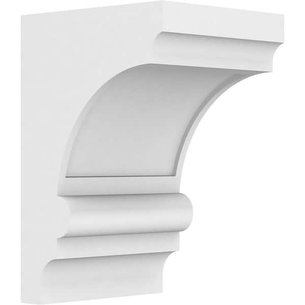 Ekena Millwork 7 in. x 12 in. x 8 in. Standard Diane Architectural Grade PVC Corbel