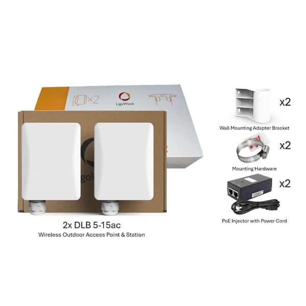 Plug-and-Play Wireless Bridge Kit, Preconfigured