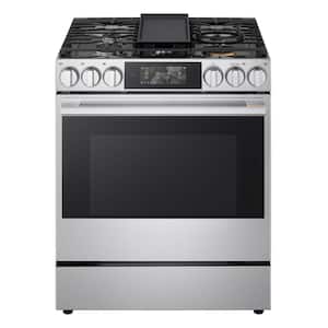 SIGNATURE 6.3 cu. ft. Single Oven Gas Slide-in Range with Dynamic Probake Convection in PrintProof Stainless Steel