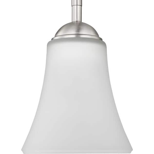 Classic 1-Light Brushed Nickel Mini-Pendant