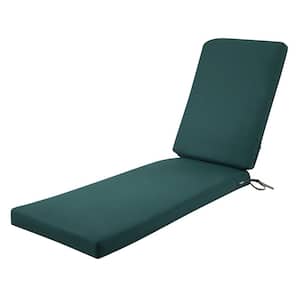 Ravenna Mallard Green 72 in. L x 21 in. W x 3 in. Thick Outdoor Chaise Lounge Cushion