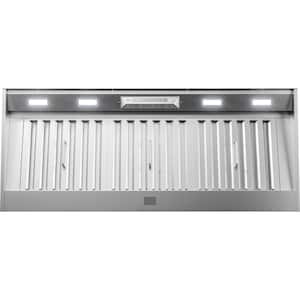 Monsoon Connect 48 in. 700 CFM Insert Mount Range Hood with LED Light in Stainless Steel