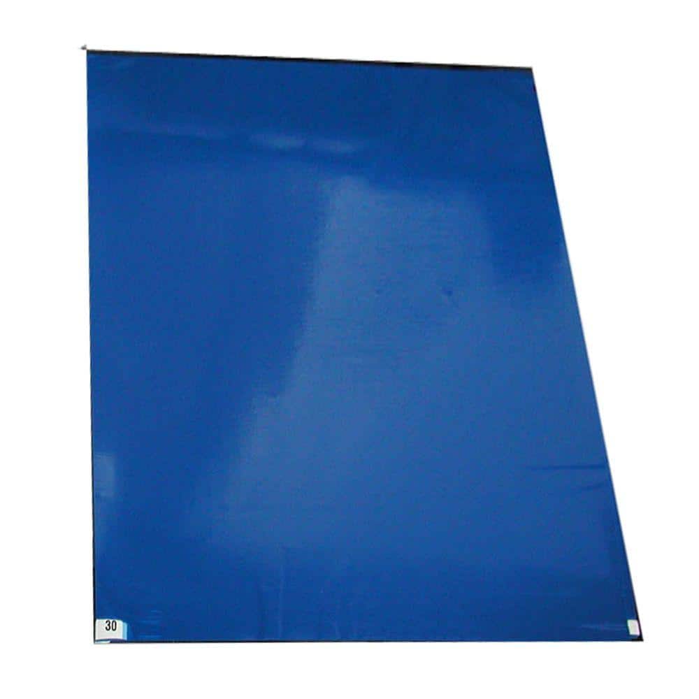 300 Pieces Sticky Tacky Adhesive Mat 18 x 36 Blue, Case of 10