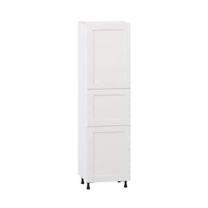 Roseland 24 in. W x 24 in. D x 89.5 in. H Assembled Shaker Pantry Kitchen Cabinet in Warm White