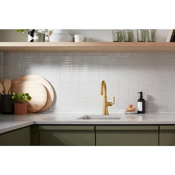 KOHLER Tone Swing Spout Bar Faucet in Brushed Gold