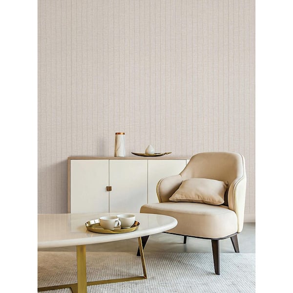 Cording Stripe Pearl Wallpaper