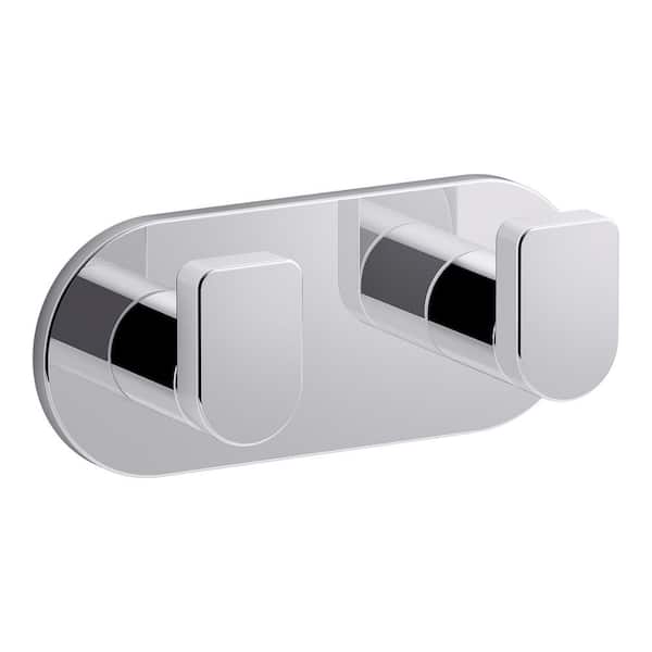 KOHLER Composed Double Robe Hook in Polished Chrome K-73146-CP - The ...