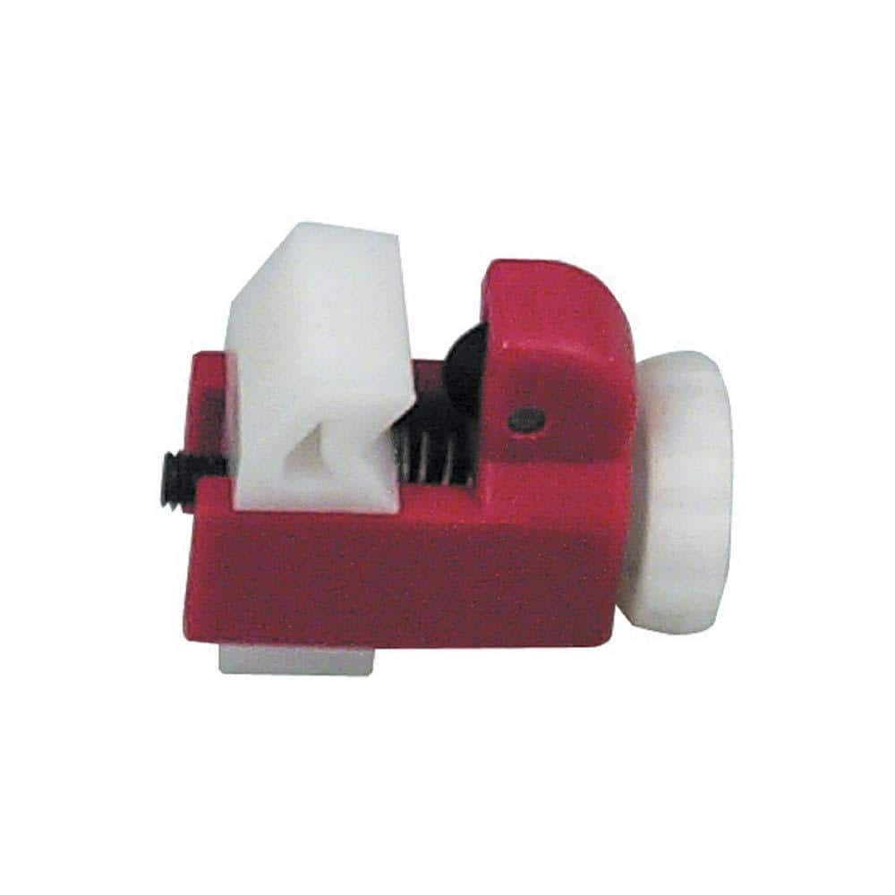 Compact Red and White Nylon Mini Tubing Cutter