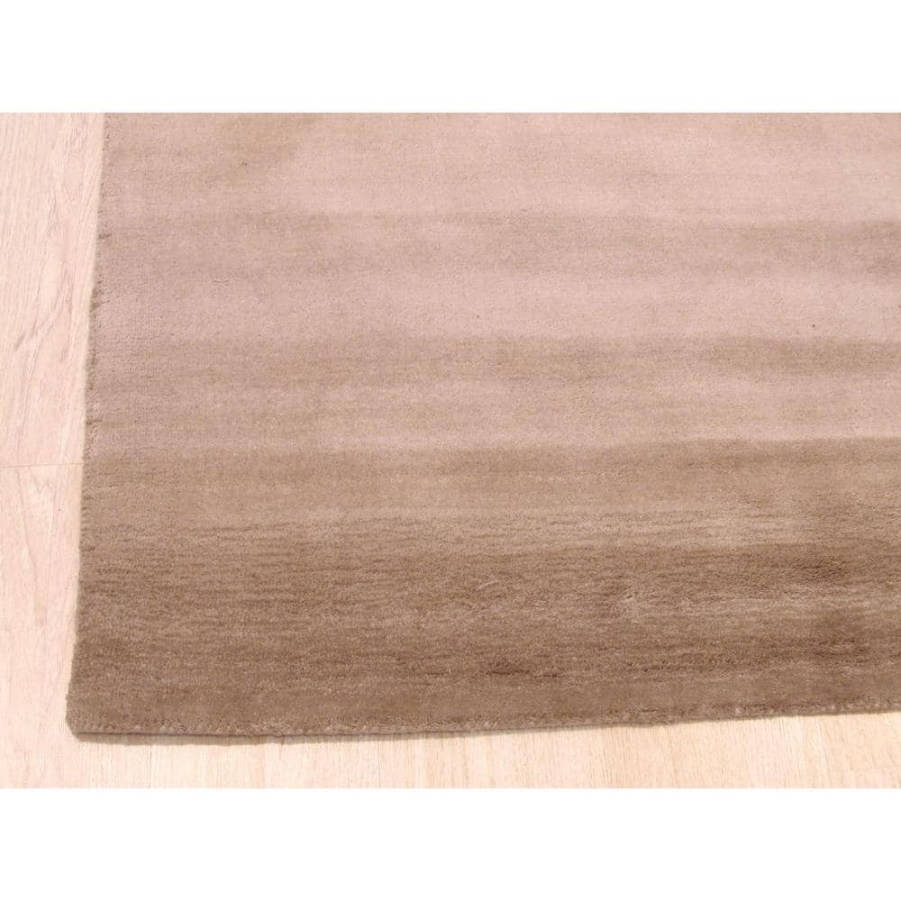 Handmade Tufted Wool Beige Rectangular Easy Care Rug