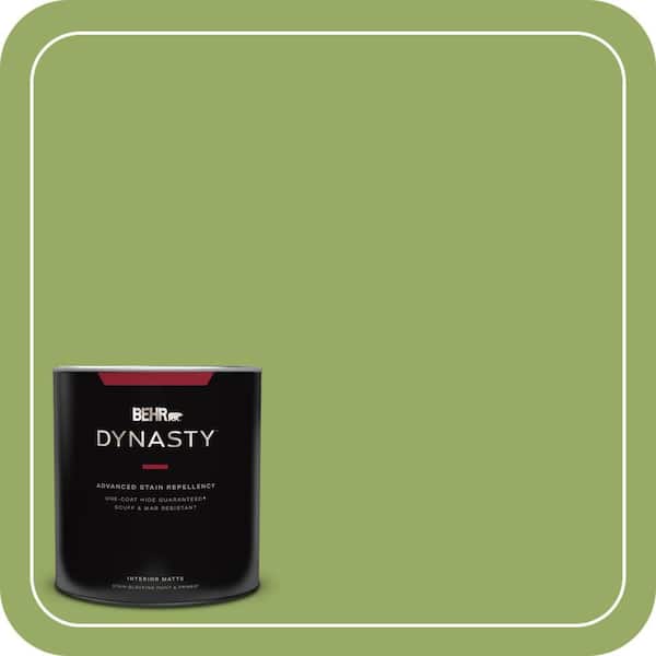 1 qt. #420D-5 Herbal Garden Matte Interior Stain-Blocking Paint and Primer