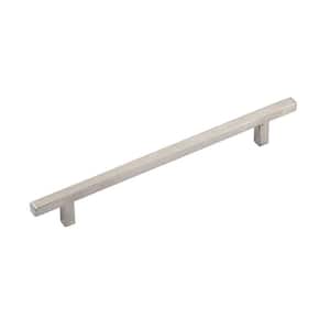 Sunset Collection 7 9/16 in. (192 mm) Stainless Steel Modern Cabinet Bar Pull