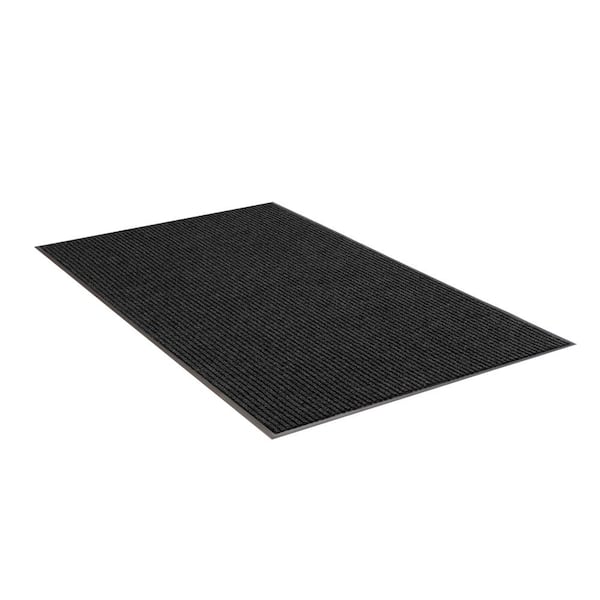 Apache Rib Pepper 3 ft. x 5 ft. Non-Slip Indoor Commercial Door Mat