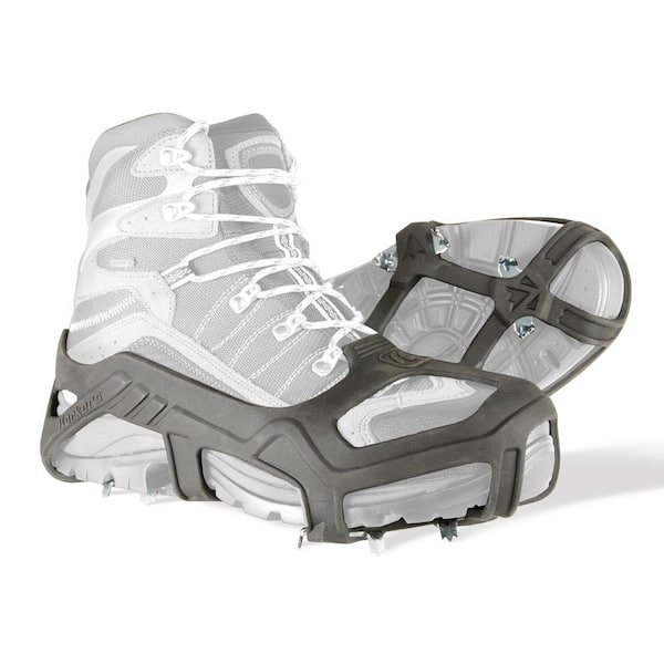 Korkers Apex Ice Cleat Size Large/X-Large Black Stretch Rubber with 20-Sawtooth Cleats/Pair