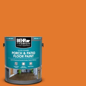 1 gal. #OSHA-3 OSHA SAFETY ORANGE Gloss Enamel Interior/Exterior Porch and Patio Floor Paint