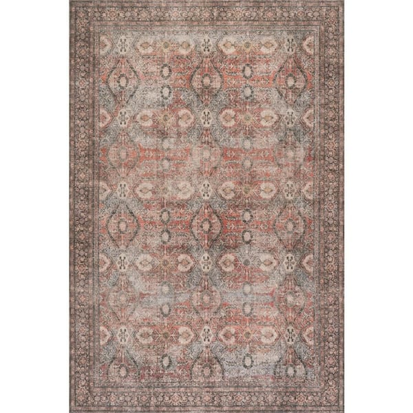 Chester Antiqued Jute-Blend Multicolor 4 ft. x 6 ft. Indoor Area Rug