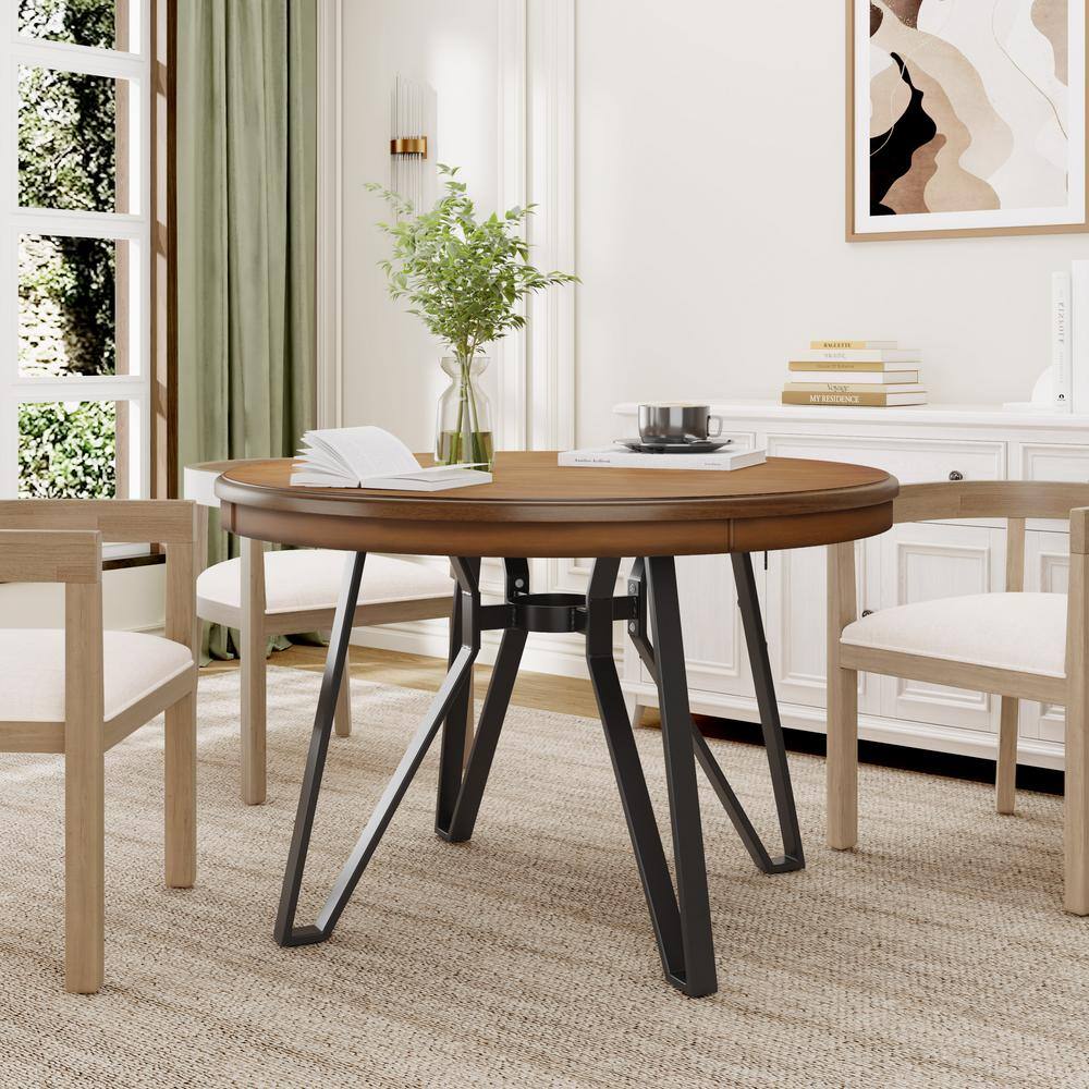 Ash wood round dining table hotsell
