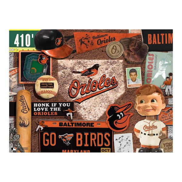 Lids Baltimore Orioles Vintage 12'' x 16'' Framed Program Cover