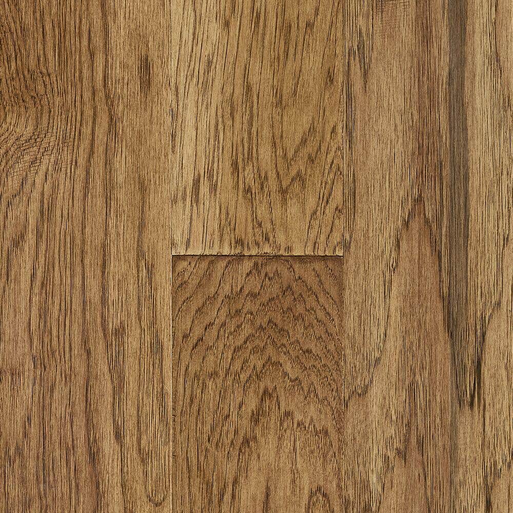 Bruce Take Home Sample - Time Honored 5 in. W x 7 in. L Hickory Saddle Engineered Click Hardwood Flooring, Light