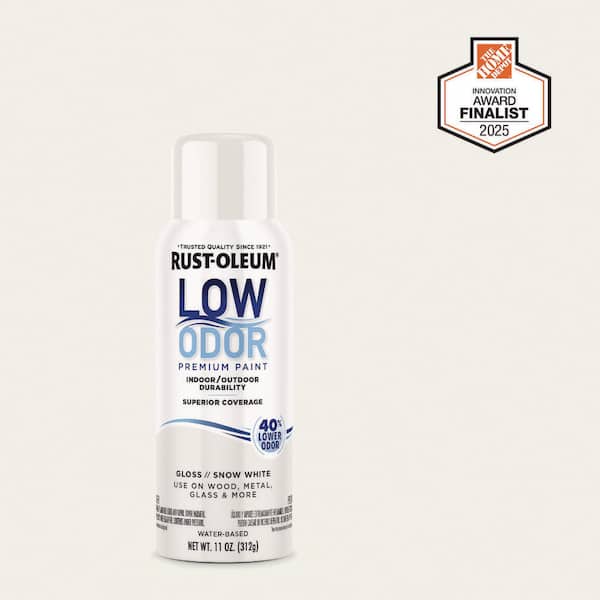 11 oz. Gloss Snow White Low Odor Water-Based Spray