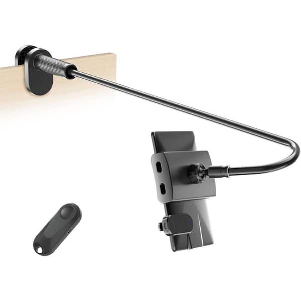 Lukyamzn Gooseneck Tablet Holder Lazy Arm Stand for Kindle Reading in Bed with Page Turner Remote Hands Free Desk Bedside